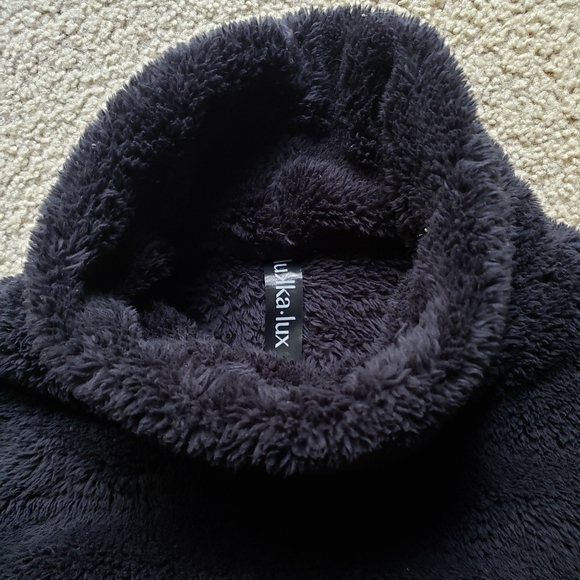 Lukka Luk Sherpa Fleece Mockneck Pullover Sweater - Picture 7 of 10